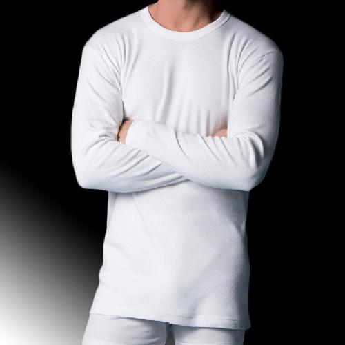 Camiseta Abanderado, hombre, modelo 808, blanca o azul celeste