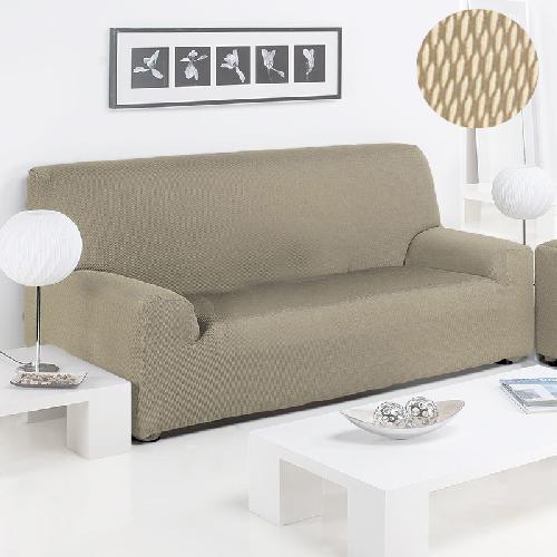 Funda Cubre Sillón Elasticada Tela Lisa Diseño Color Gris –