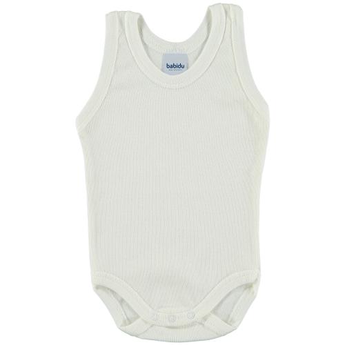 BODY BEBE TIRANTE SPORT LISO ALGODON BABIDU 1125